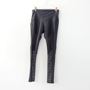 High Waist Womens Yoga Leggings ONZIE M/L Mesh Sports Ankle Athleisure USA‎